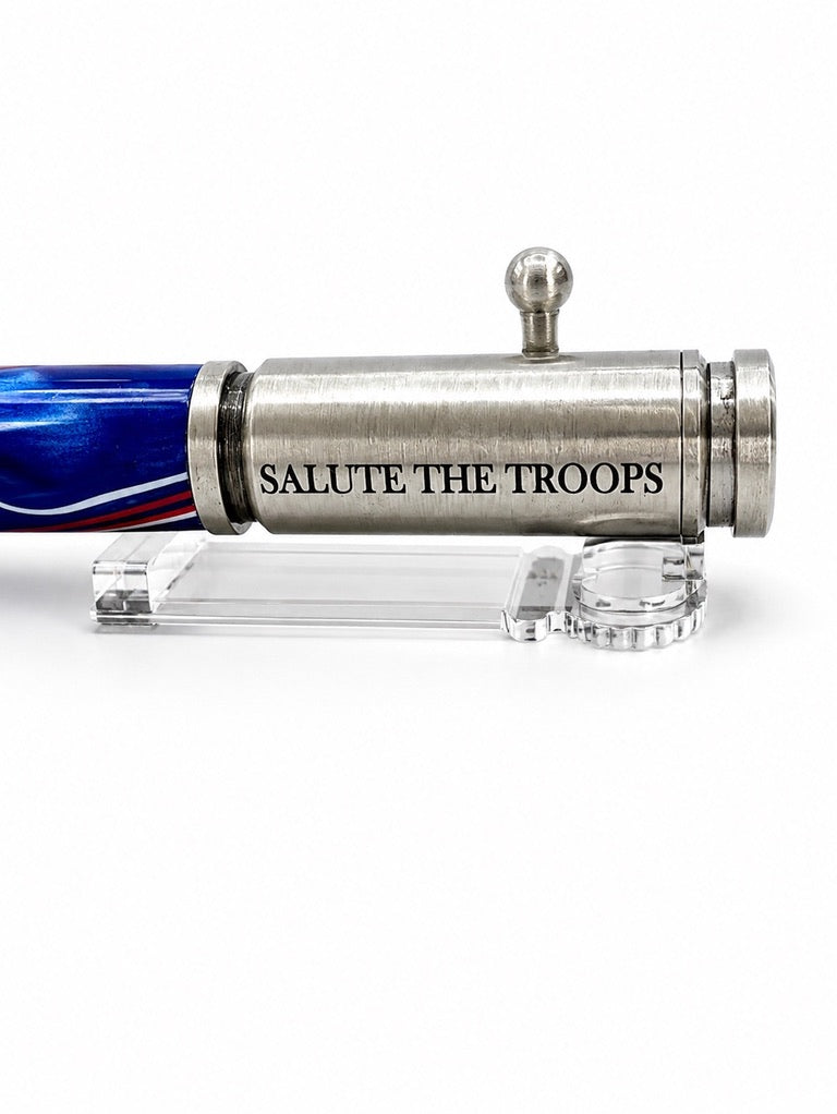 Patriotic Etched Bolt Action Pen