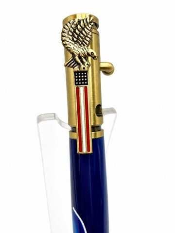 Patriotic Etched Bolt Action Pen