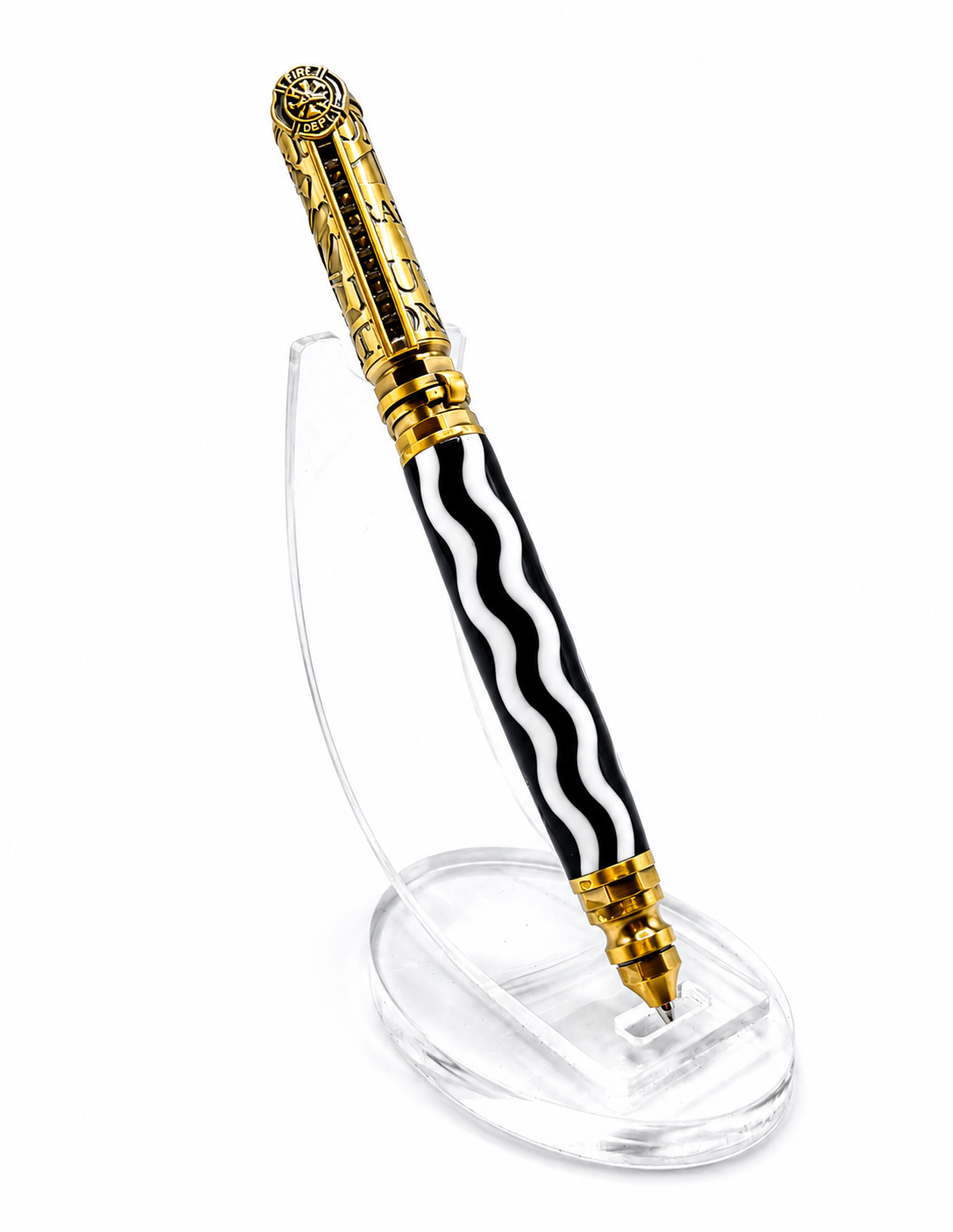Firefighter Push & Lock Pen
